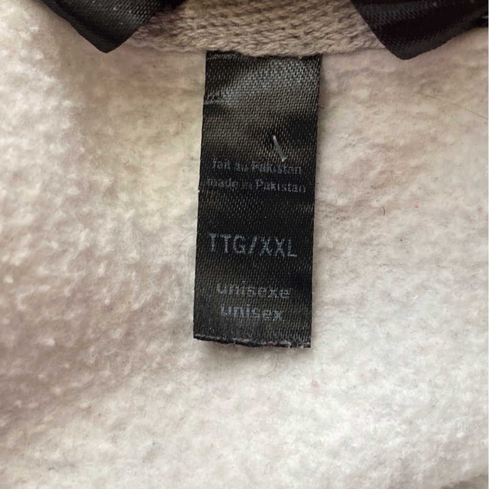Y2K McMaster University Unique Wool Quarter Zip Sweatshirt Grey Burgundy XXL - Picture 10 of 16